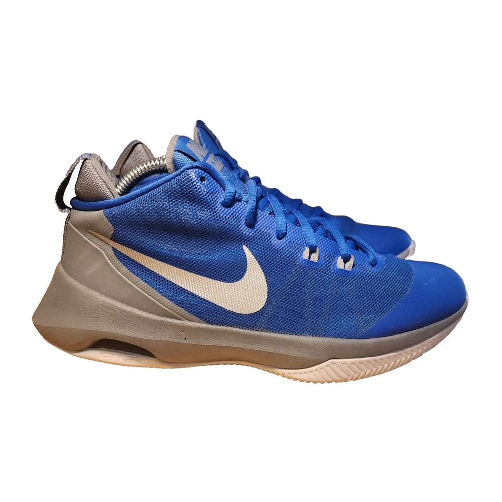 Mens Nike Air Versatile Blue Gray White Size 7.5 Excellent Condition